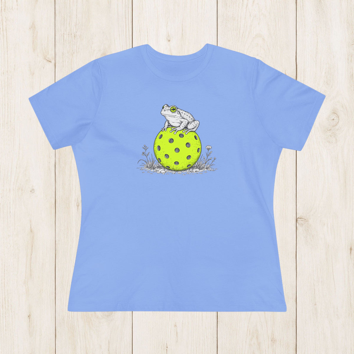 Women's Cut - Wise Pickleball Frog T-Shirt