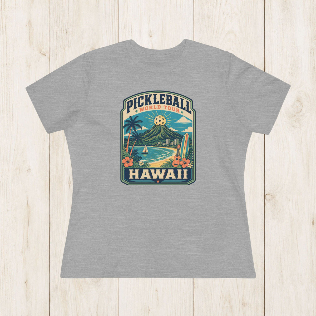 Women's Cut - Pickleball World Tour Hawaii T-Shirt