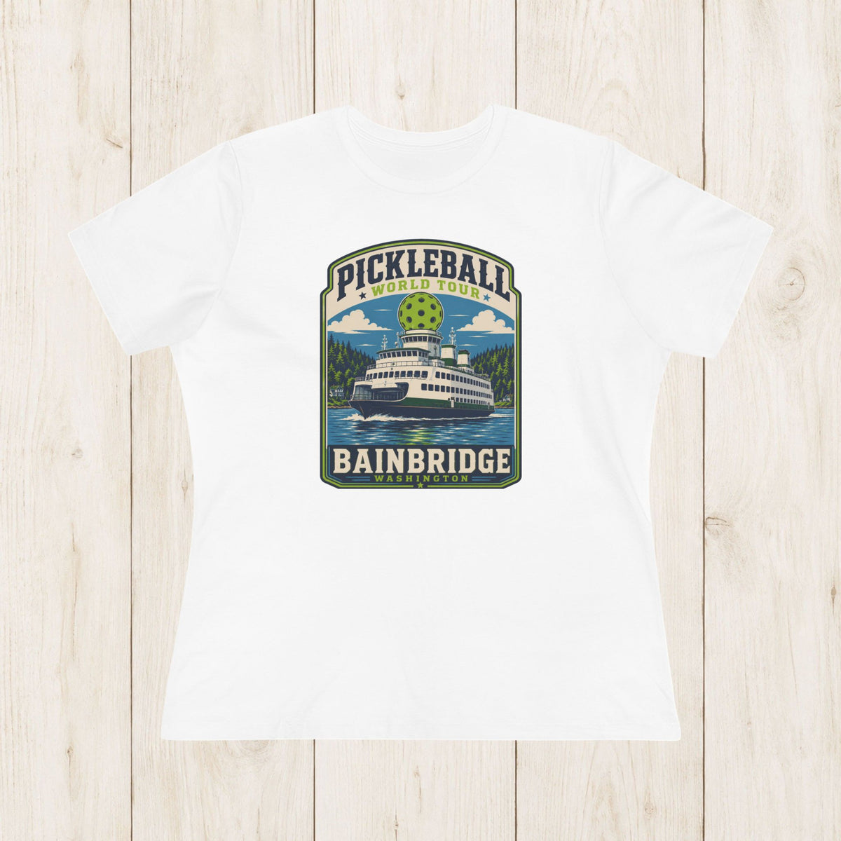 Women's Cut - Pickleball World Tour Bainbridge T-Shirt