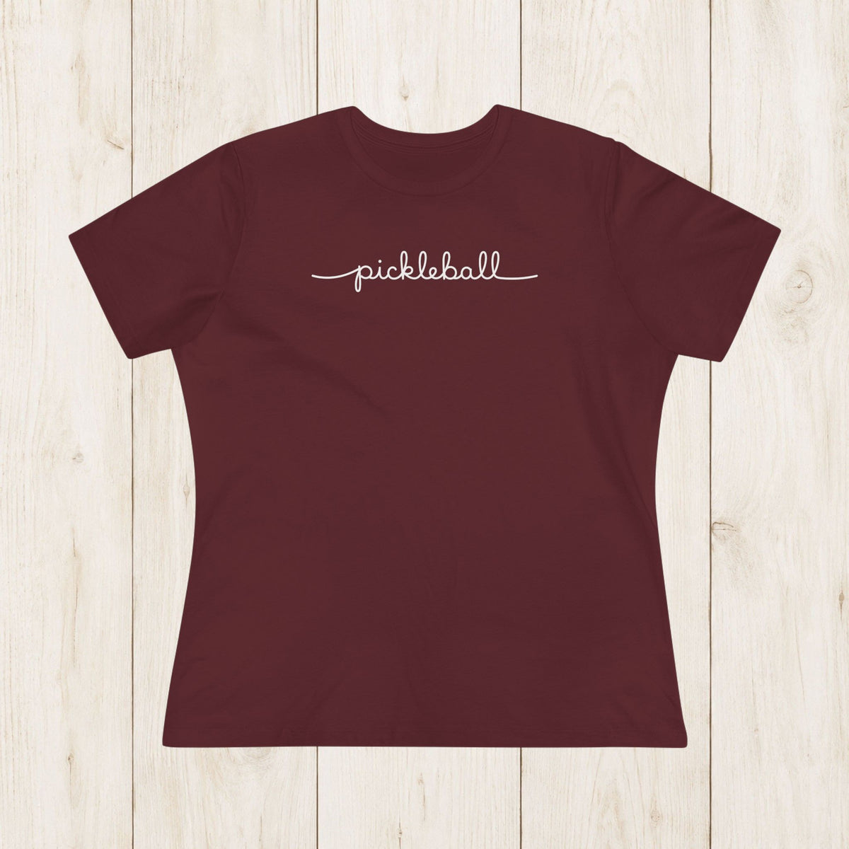 Women's Cut - Pickleball Script T-Shirt