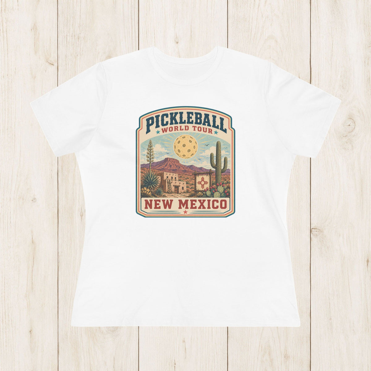 Women's Cut - Pickleball World Tour New Mexico T-Shirt