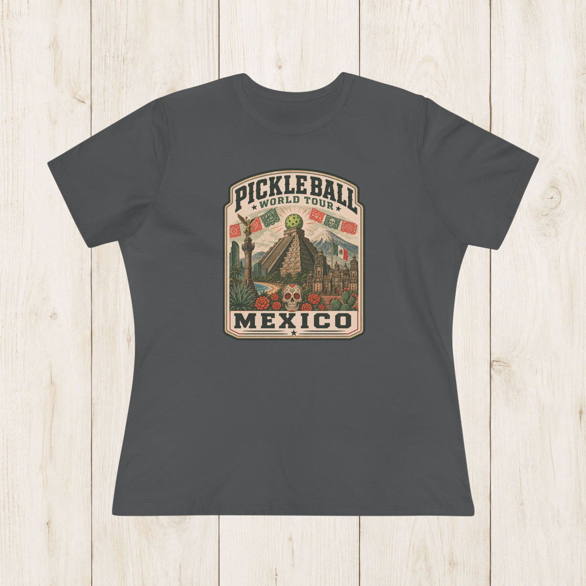 Women's Cut - Pickleball World Tour Mexico T-Shirt
