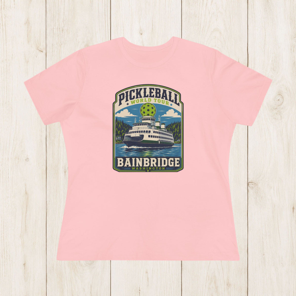 Women's Cut - Pickleball World Tour Bainbridge T-Shirt