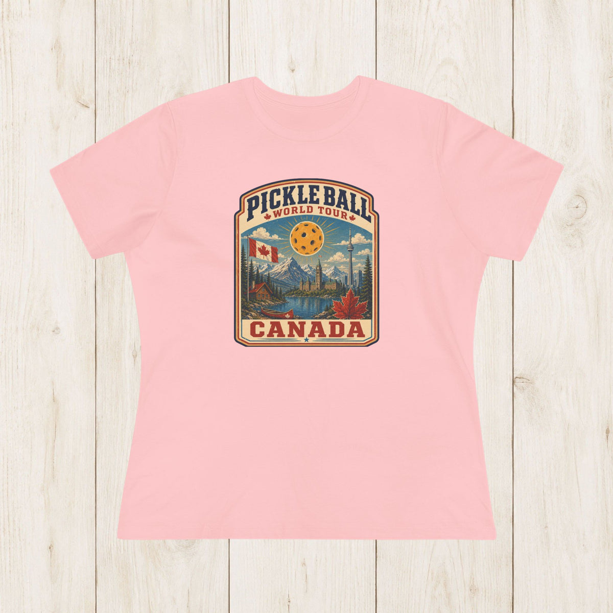 Women's Cut - Pickleball World Tour Canada T-Shirt