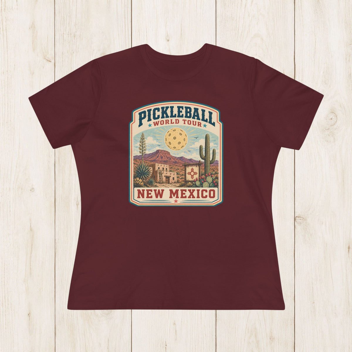 Women's Cut - Pickleball World Tour New Mexico T-Shirt