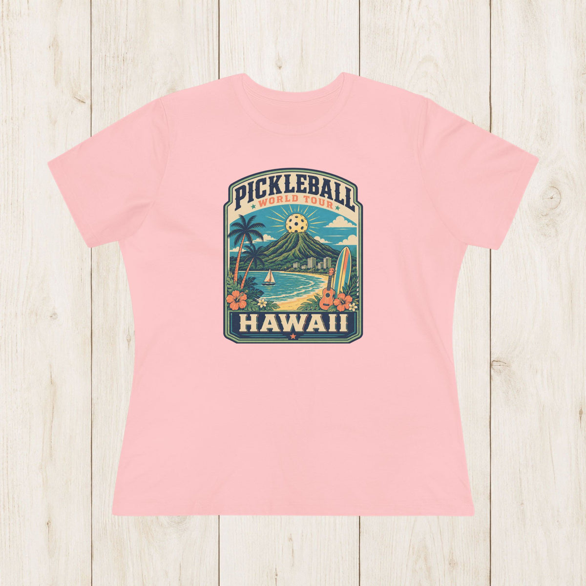Women's Cut - Pickleball World Tour Hawaii T-Shirt