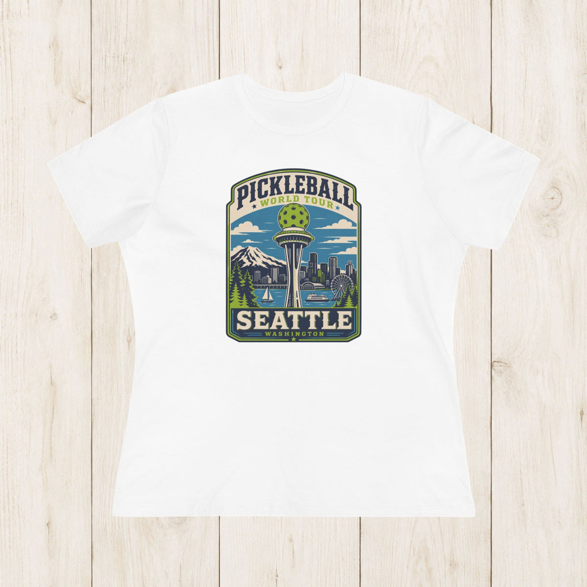 Women's Cut - Pickleball World Tour Seattle T-Shirt