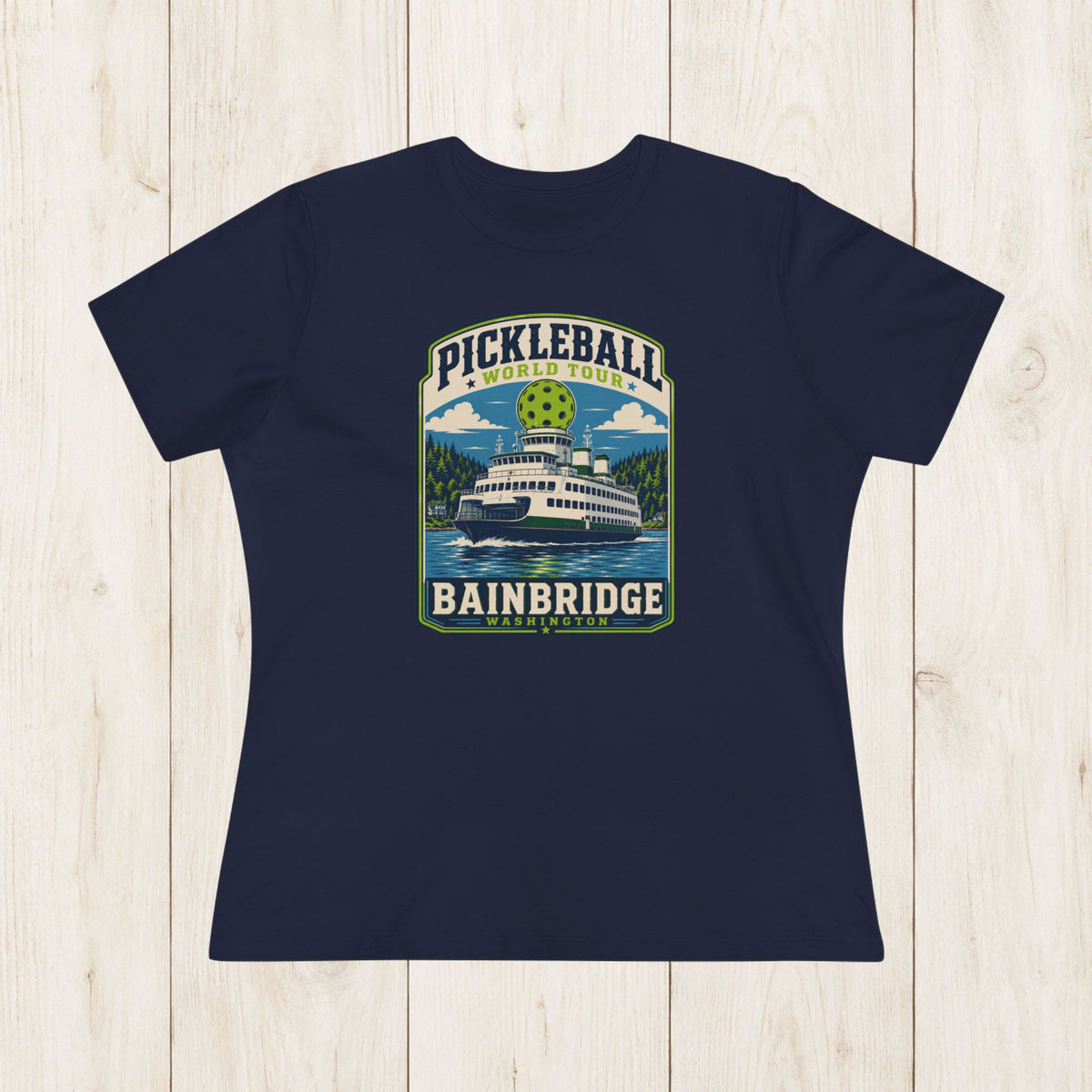 Women's Cut - Pickleball World Tour Bainbridge T-Shirt