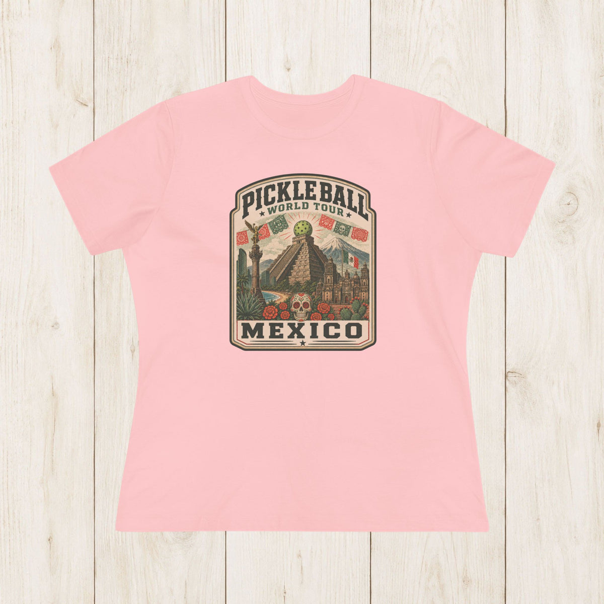 Women's Cut - Pickleball World Tour Mexico T-Shirt