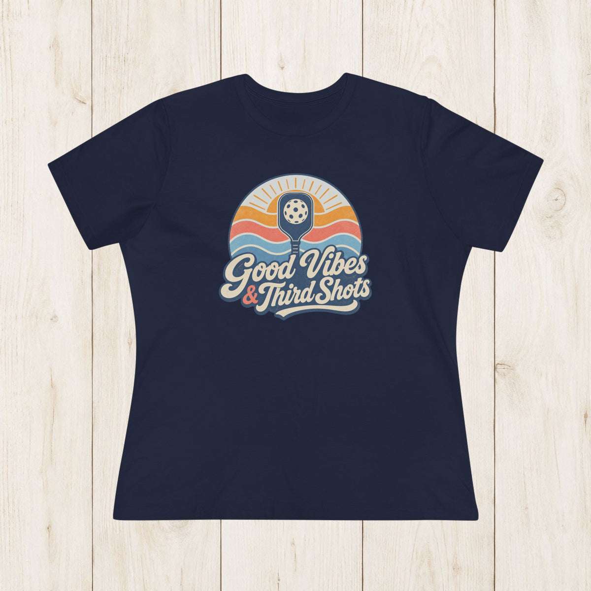 Women's Cut - Good Vibes and Third Shots T-Shirt
