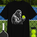 Sasquatch Neon Pickleball Thinker T-Shirt - Unisex