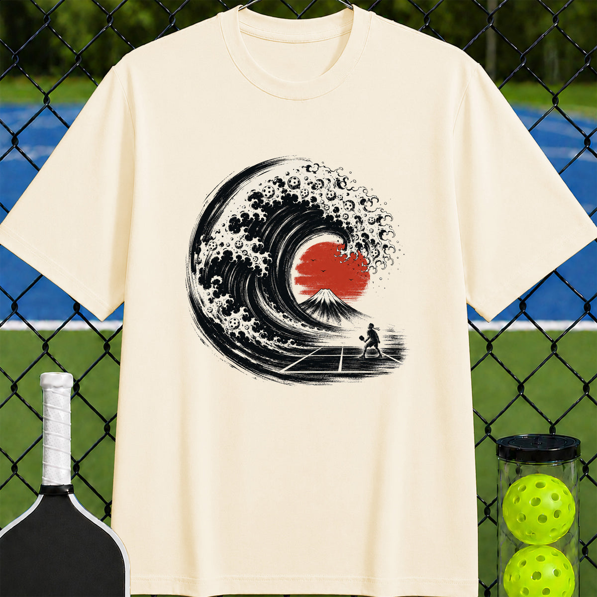 The Great Pickleball Wave T-Shirt - Unisex