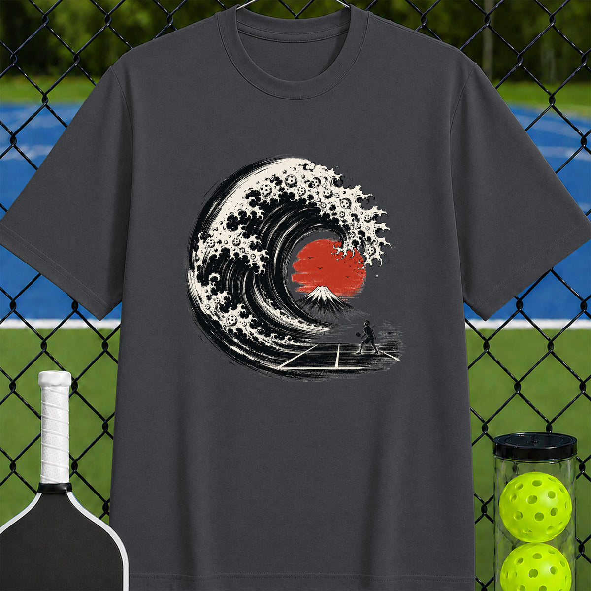 The Great Pickleball Wave T-Shirt - Unisex