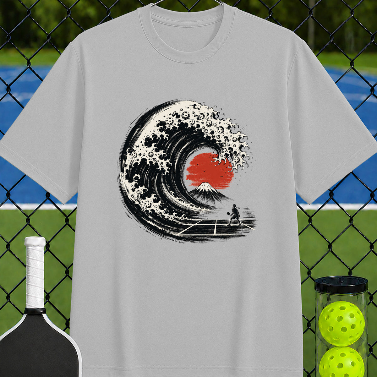 The Great Pickleball Wave T-Shirt - Unisex