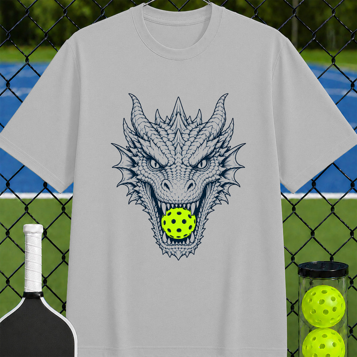 Mascot Dragon Pickleball T-Shirt