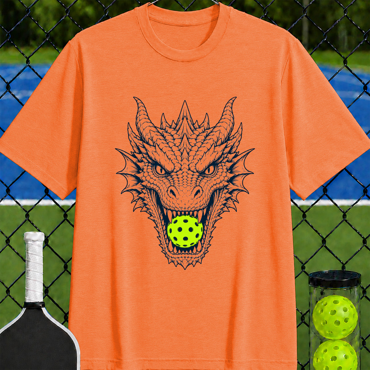 Mascot Dragon Pickleball T-Shirt