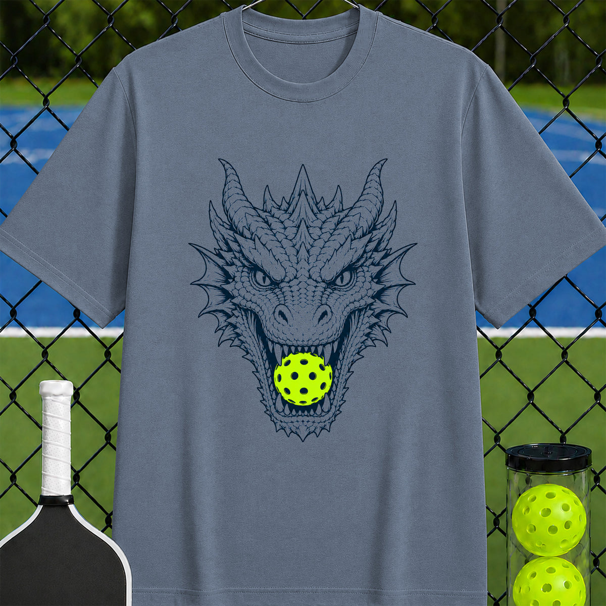 Mascot Dragon Pickleball T-Shirt