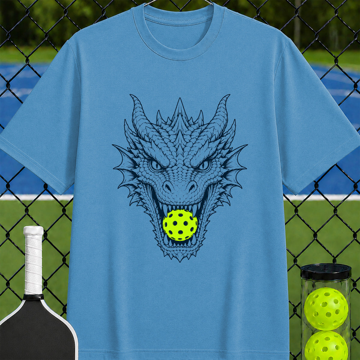 Mascot Dragon Pickleball T-Shirt