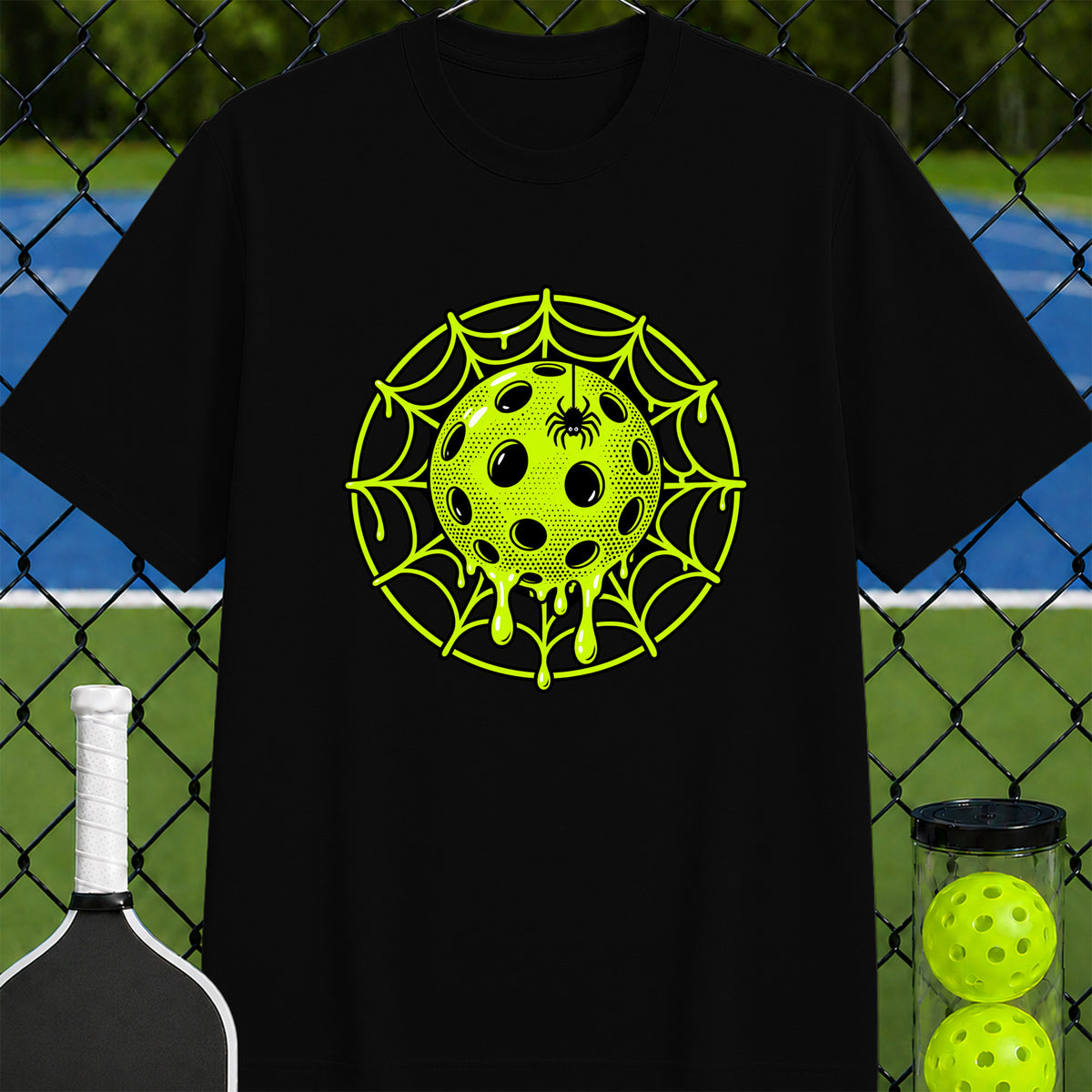 Pickleball Spider Web T-Shirt - Unisex