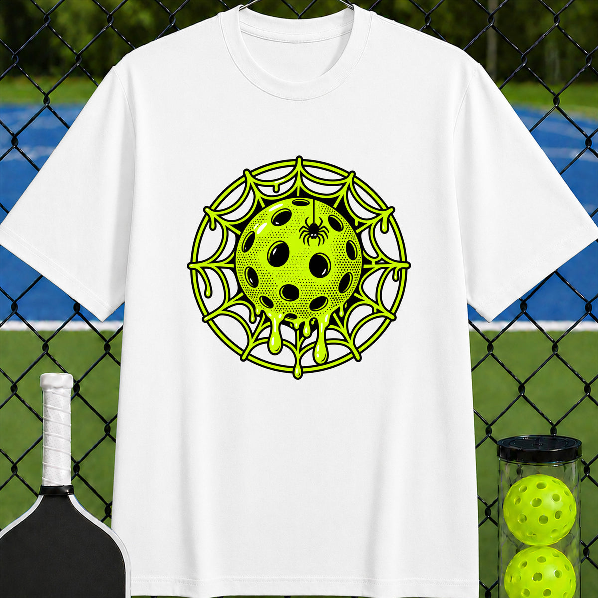 Pickleball Spider Web T-Shirt - Unisex