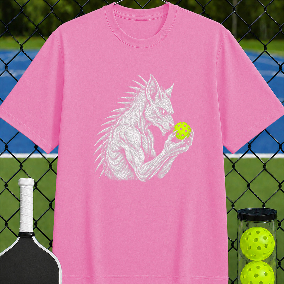 Chubacabra Pickleball Thinker T-Shirt - Unisex