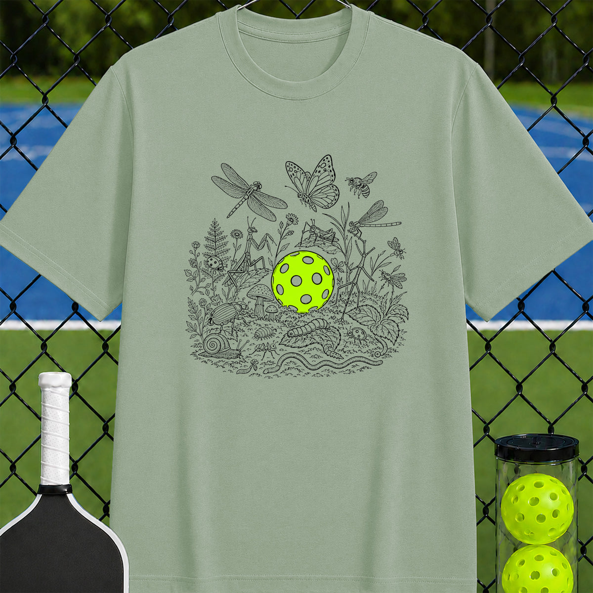 Insects & Pickleball T-Shirt - Unisex