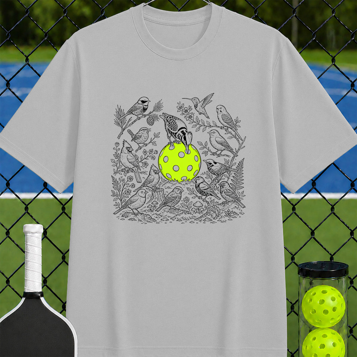 Birds & Pickleball T-Shirt - Unisex