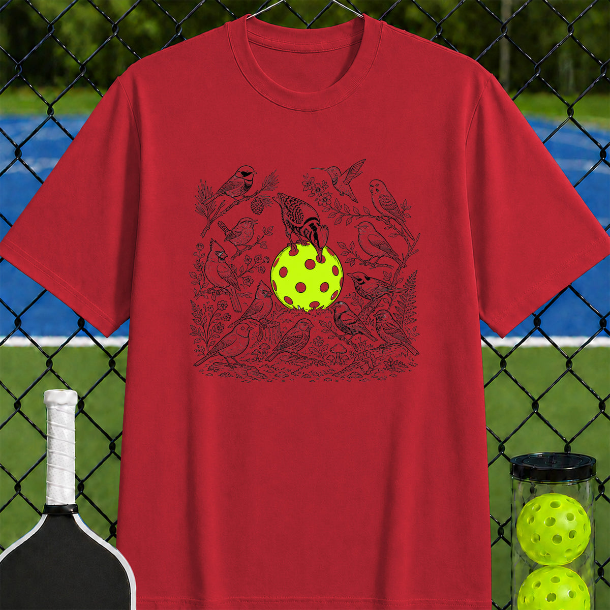 Birds & Pickleball T-Shirt - Unisex