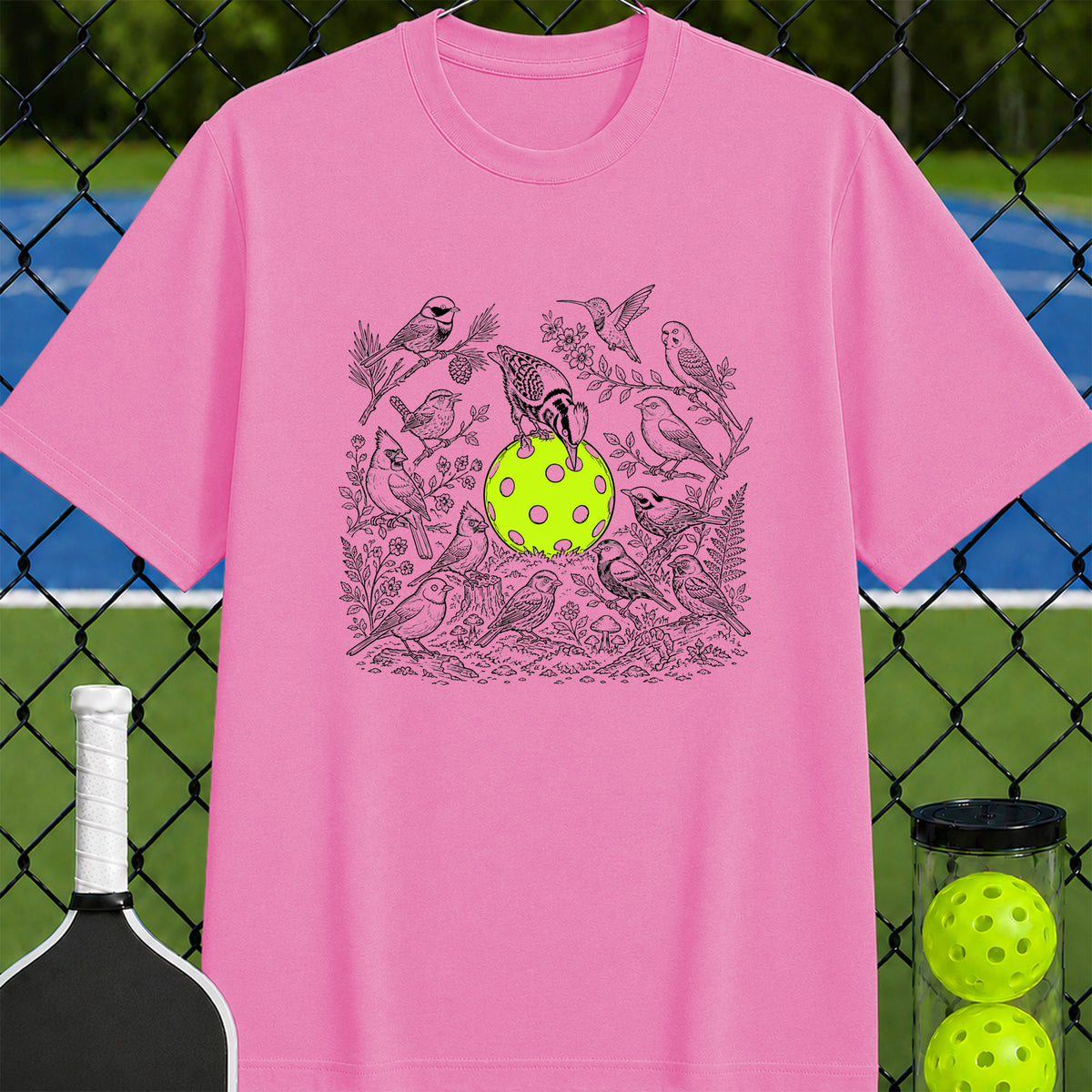 Birds & Pickleball T-Shirt - Unisex