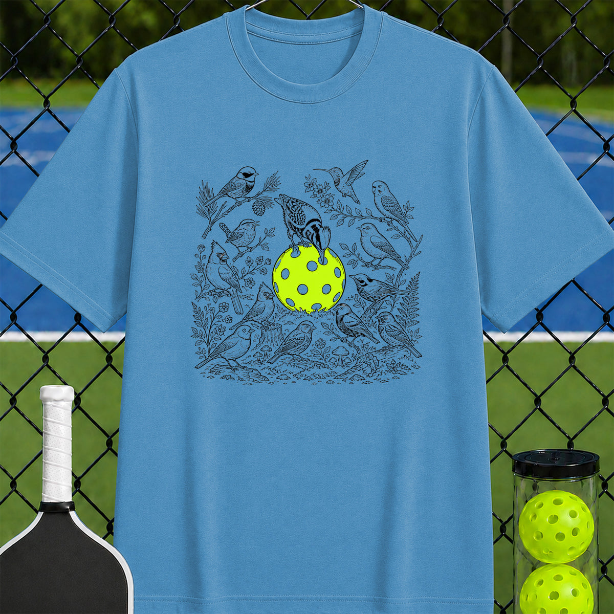Birds & Pickleball T-Shirt - Unisex