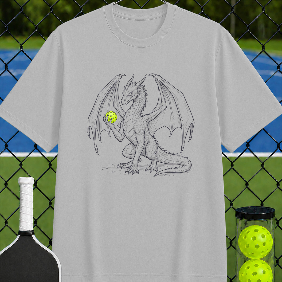 Dragon Gaze Pickleball T-Shirt - Unisex