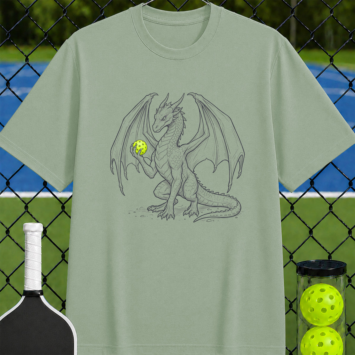 Dragon Gaze Pickleball T-Shirt - Unisex