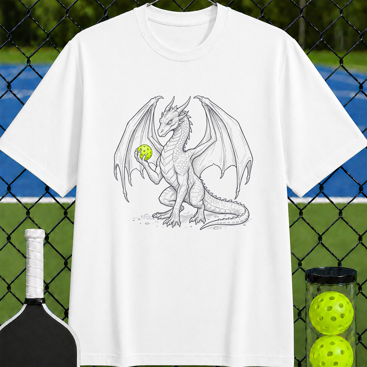 Dragon Gaze Pickleball T-Shirt - Unisex