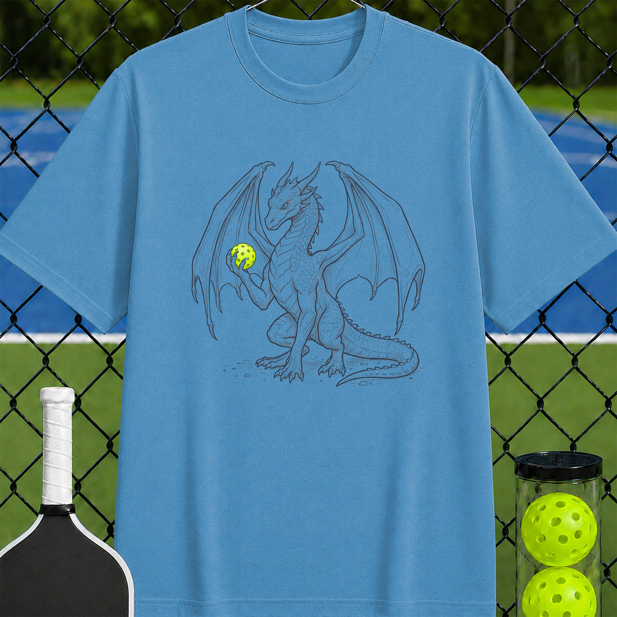 Dragon Gaze Pickleball T-Shirt - Unisex