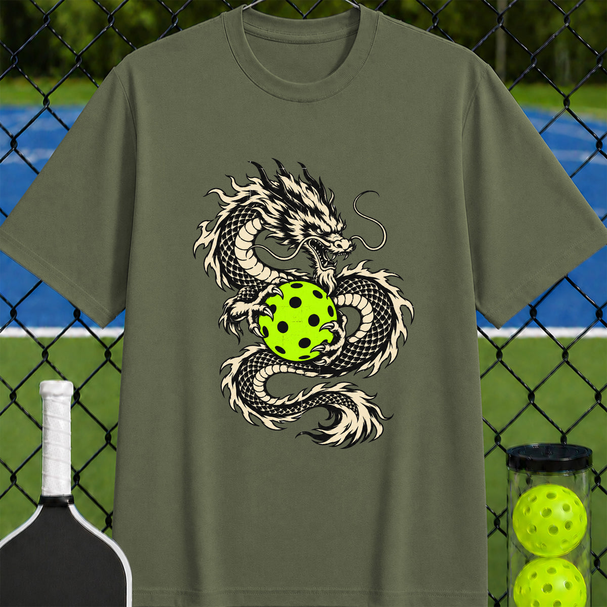 Ancient Pickleball Dragon T-shirt