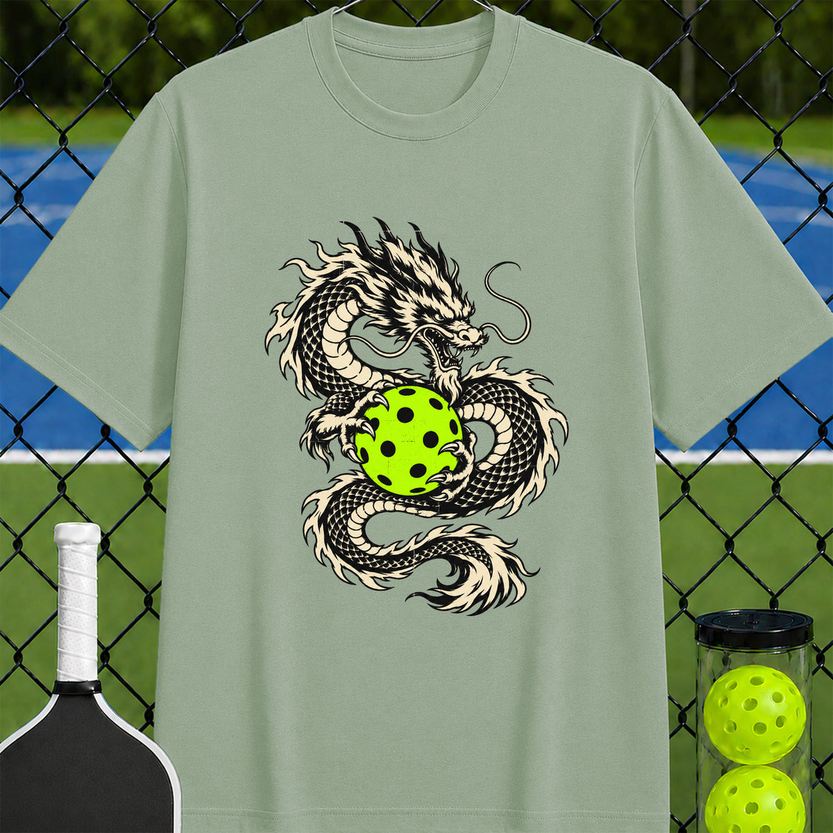 Ancient Pickleball Dragon T-shirt