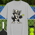 Wolfie loves pickleball T-shirt - Unisex