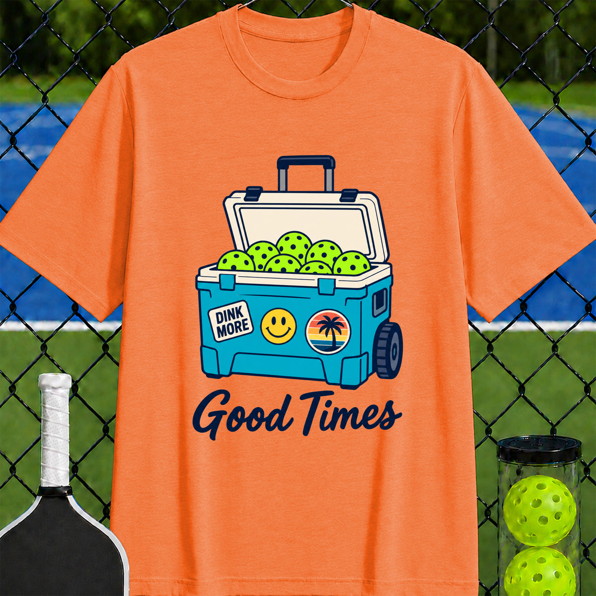 Good Times Pickleball Cooler T-shirt - Unisex