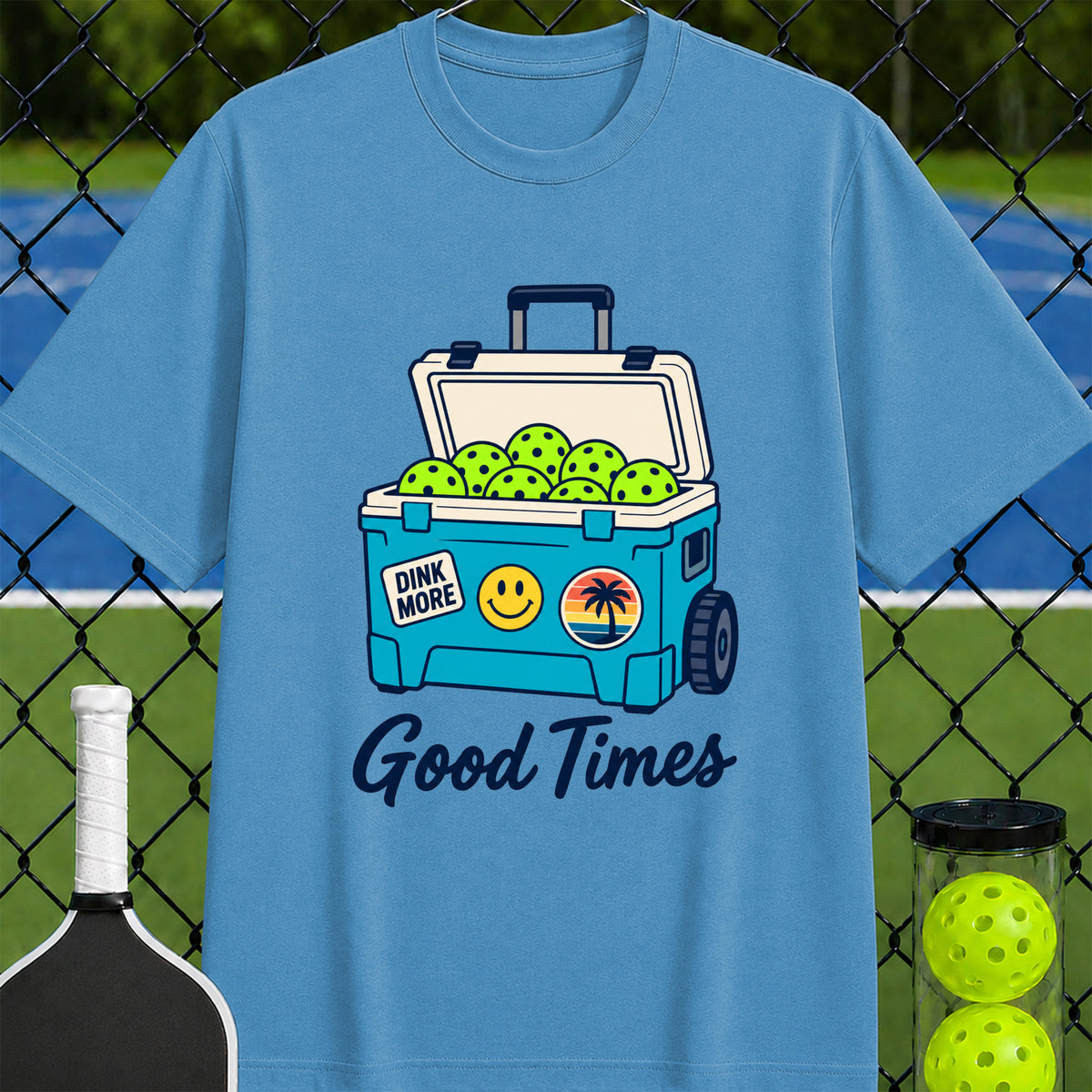Good Times Pickleball Cooler T-shirt - Unisex