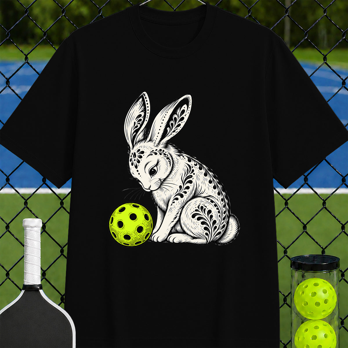 Peaceful Patterned Picklebunny T-Shirt - Unisex