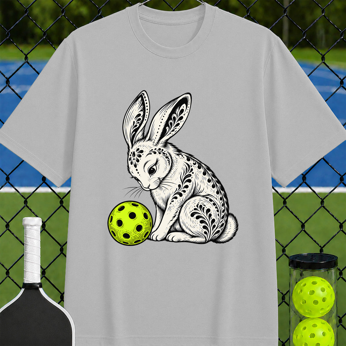 Peaceful Patterned Picklebunny T-Shirt - Unisex