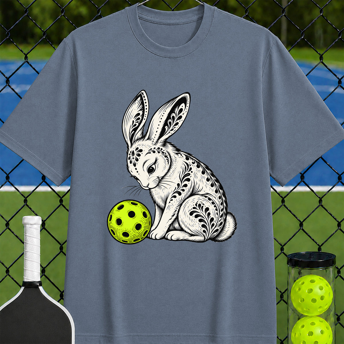 Peaceful Patterned Picklebunny T-Shirt - Unisex