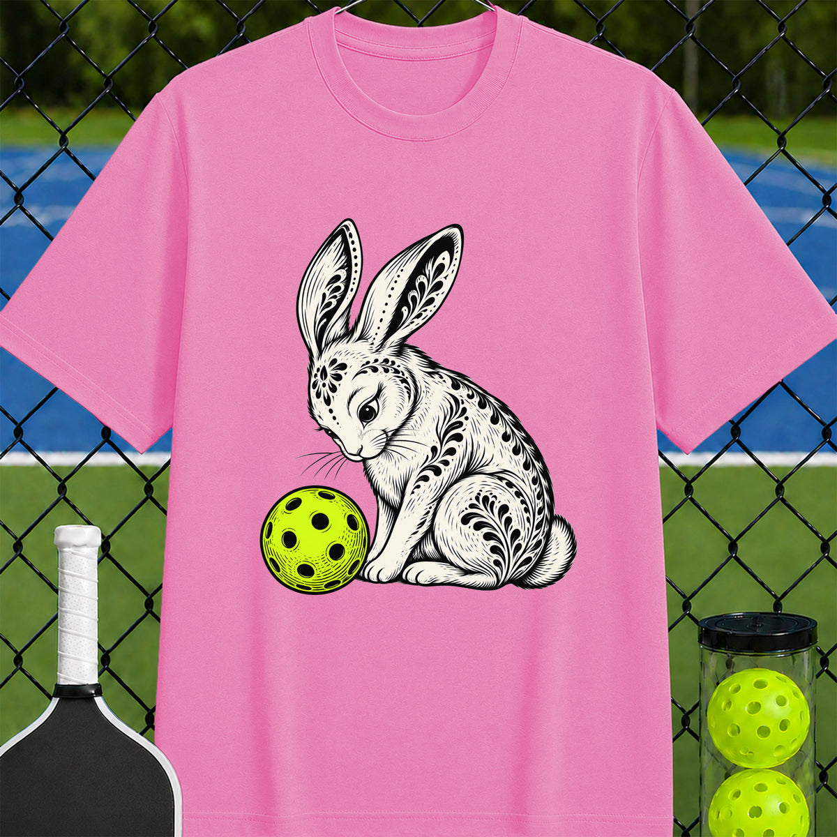 Peaceful Patterned Picklebunny T-Shirt - Unisex
