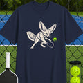 Fennec Fox Plays Pickleball T-Shirt - Unisex