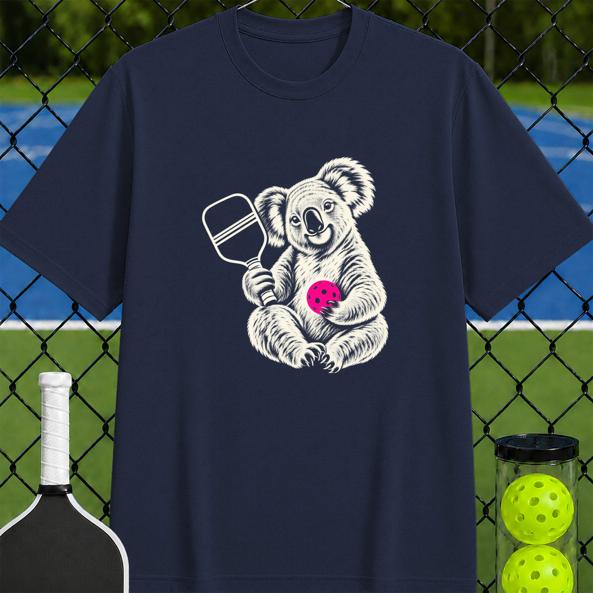 Pickleball Koala T-Shirt - Unisex