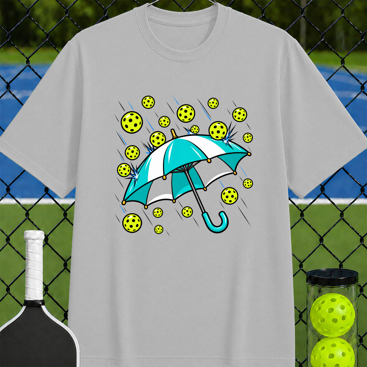 It's Raining Pickleballs T-Shirt - Unisex