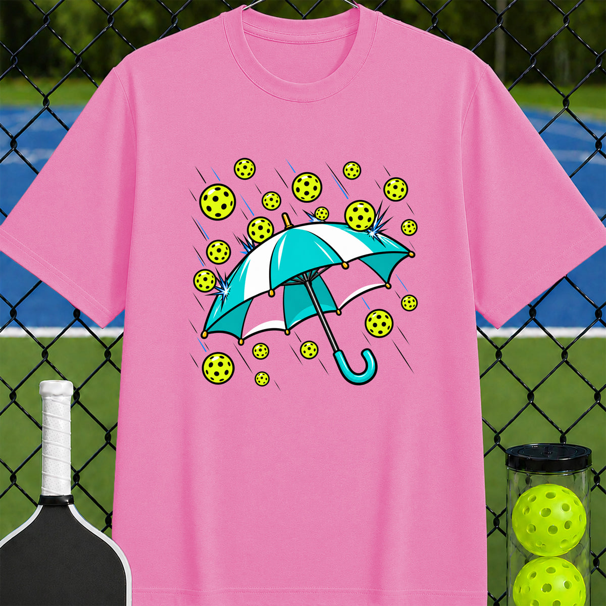 It's Raining Pickleballs T-Shirt - Unisex