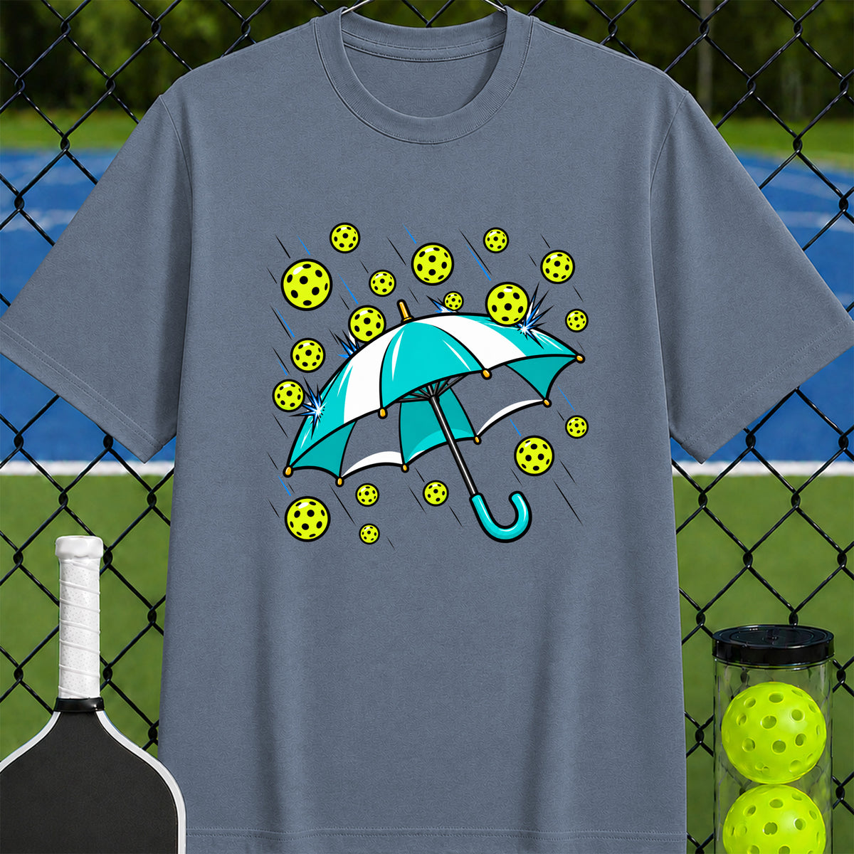 It's Raining Pickleballs T-Shirt - Unisex