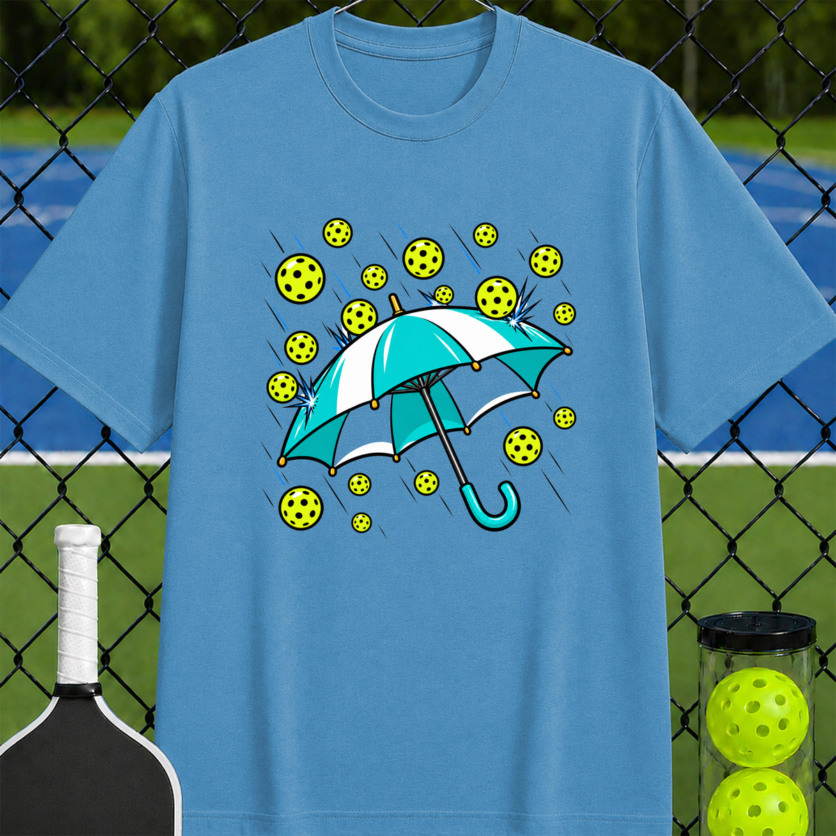 It's Raining Pickleballs T-Shirt - Unisex