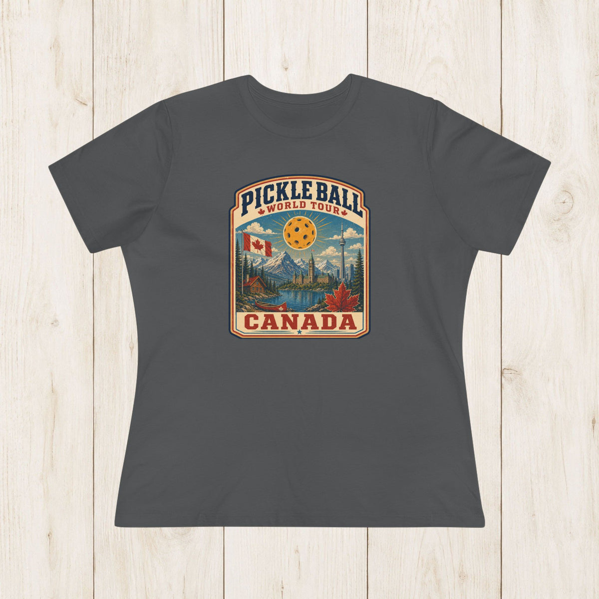 Women's Cut - Pickleball World Tour Canada T-Shirt